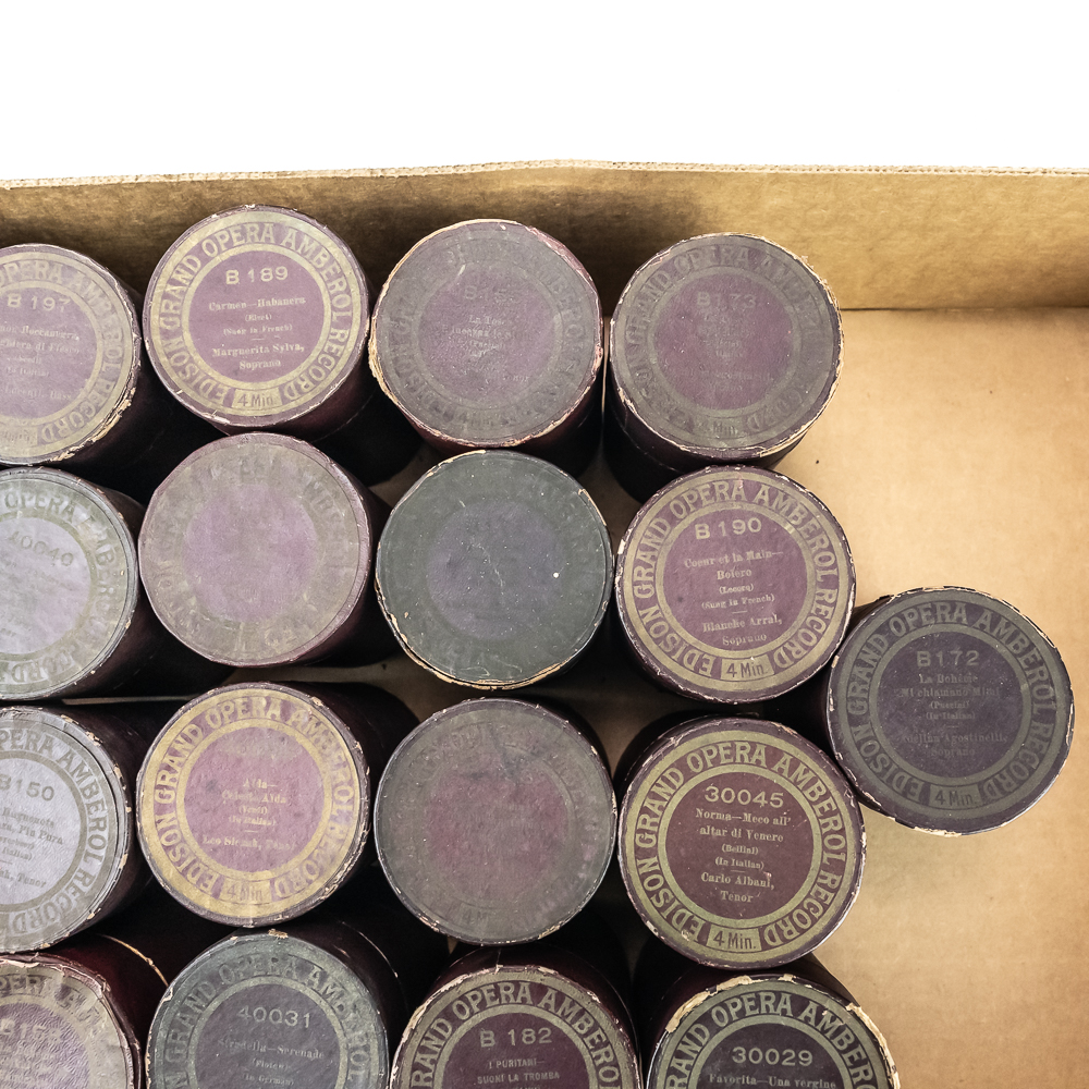 29 Edison Grand Opera Cylinder Records