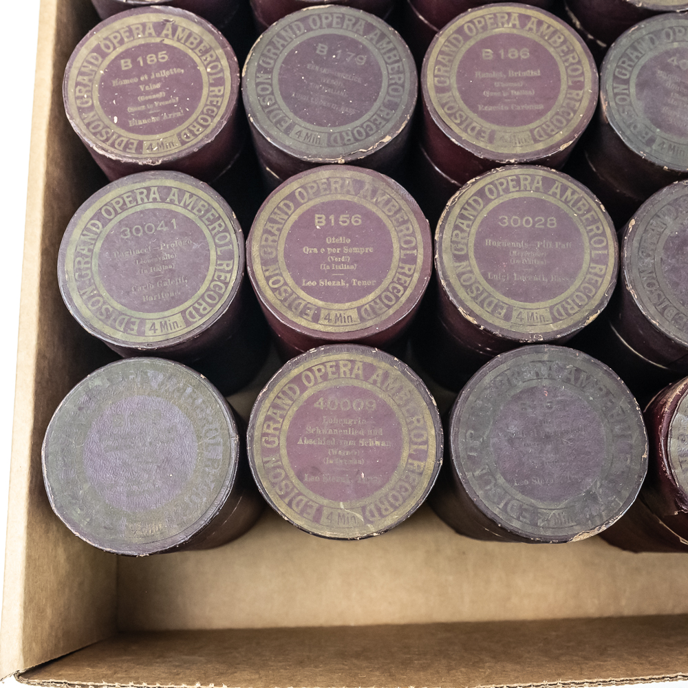 29 Edison Grand Opera Cylinder Records