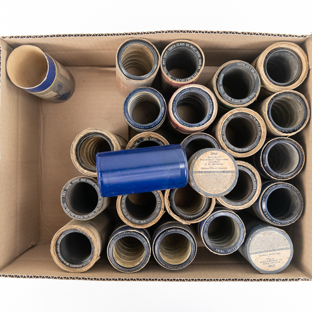 Lot of 24 Edison Cylinder Records
