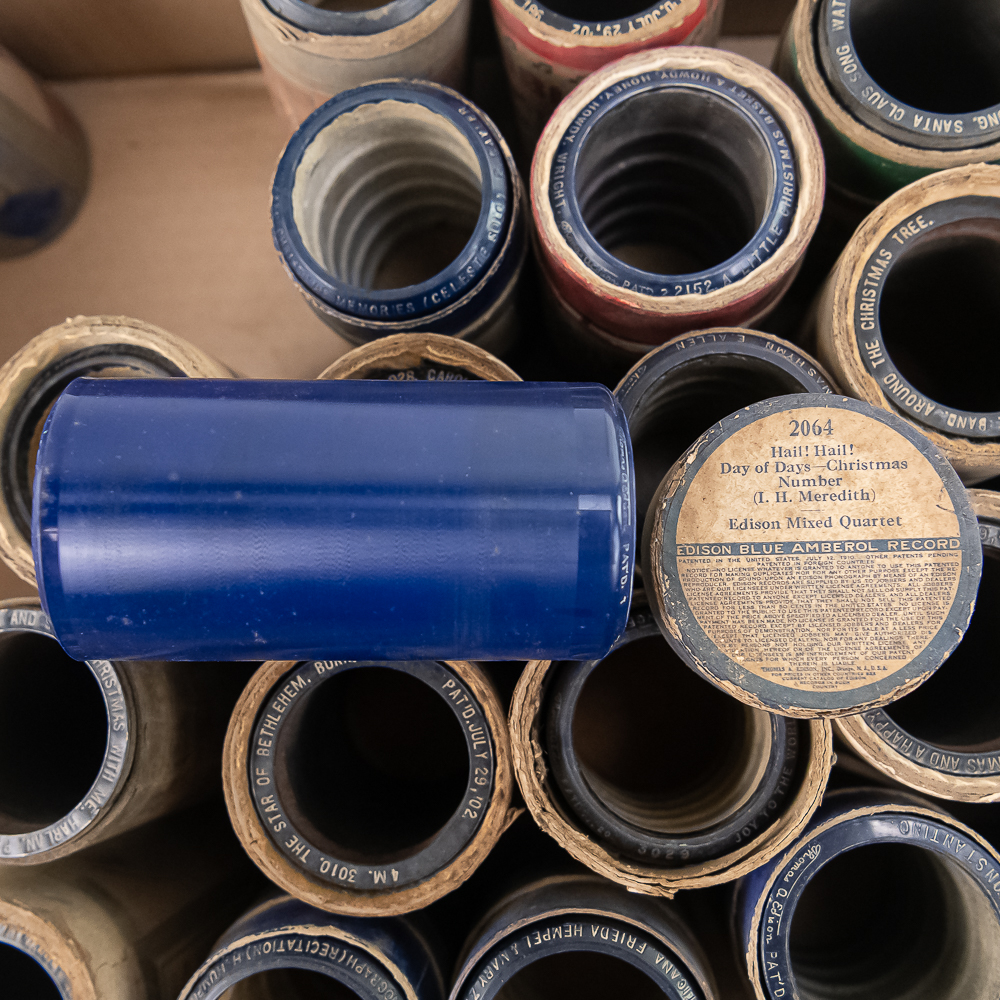 Lot of 24 Edison Cylinder Records