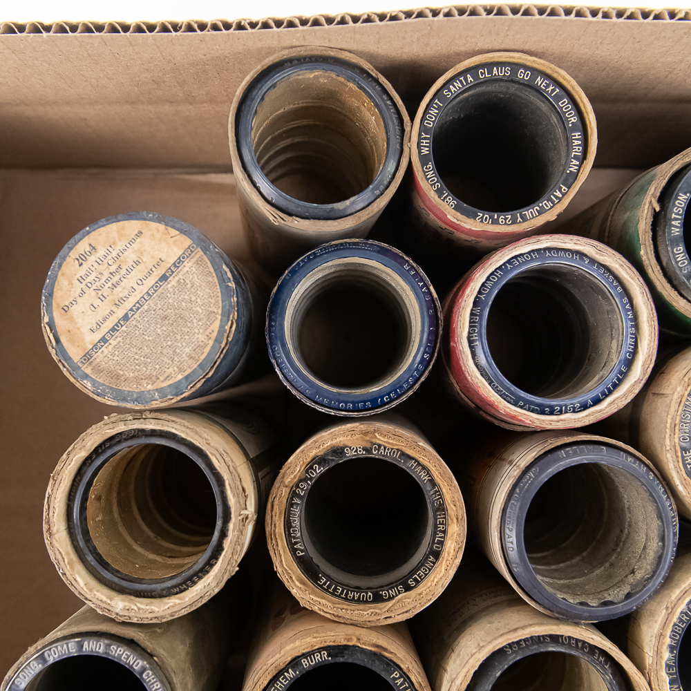 Lot of 24 Edison Cylinder Records