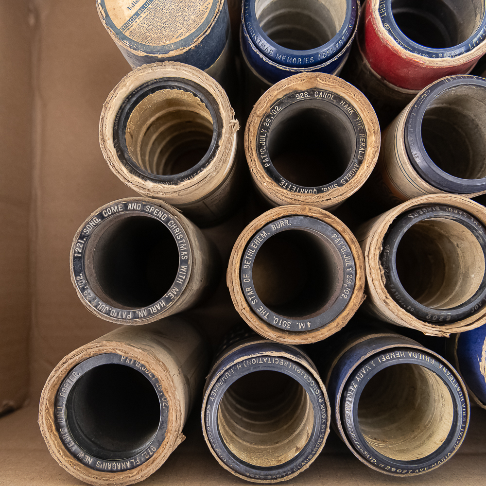 Lot of 24 Edison Cylinder Records
