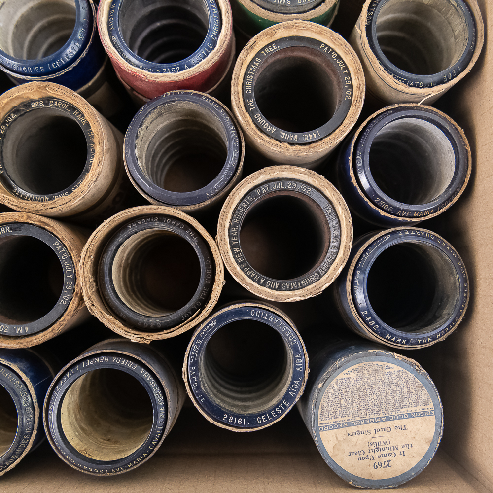 Lot of 24 Edison Cylinder Records