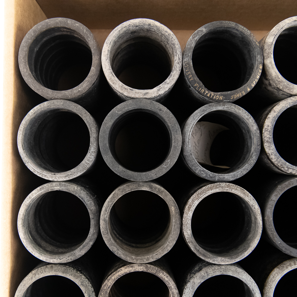 50 Black Wax Cylinders-Minstrel, Baseball & More