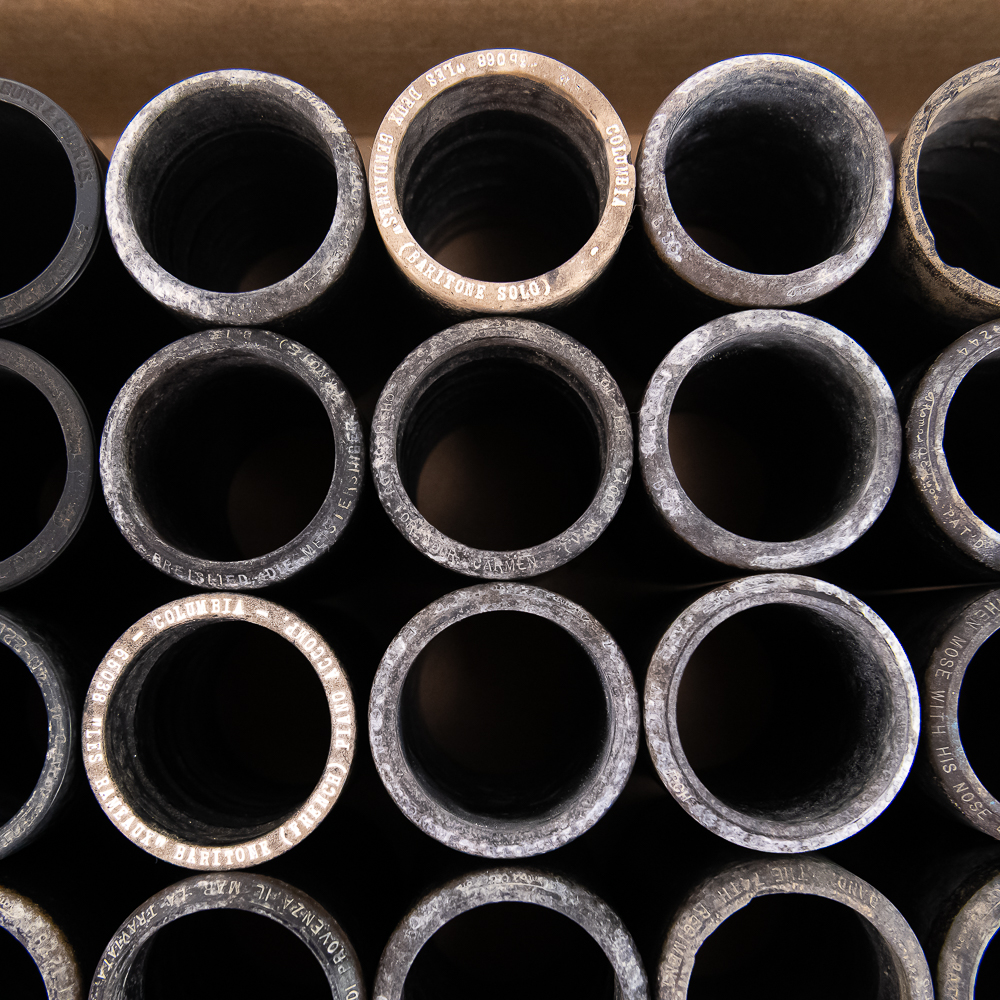 50 Black Wax Cylinder Records