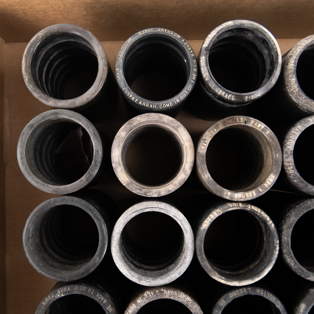 50 Black Wax Cylinder Records