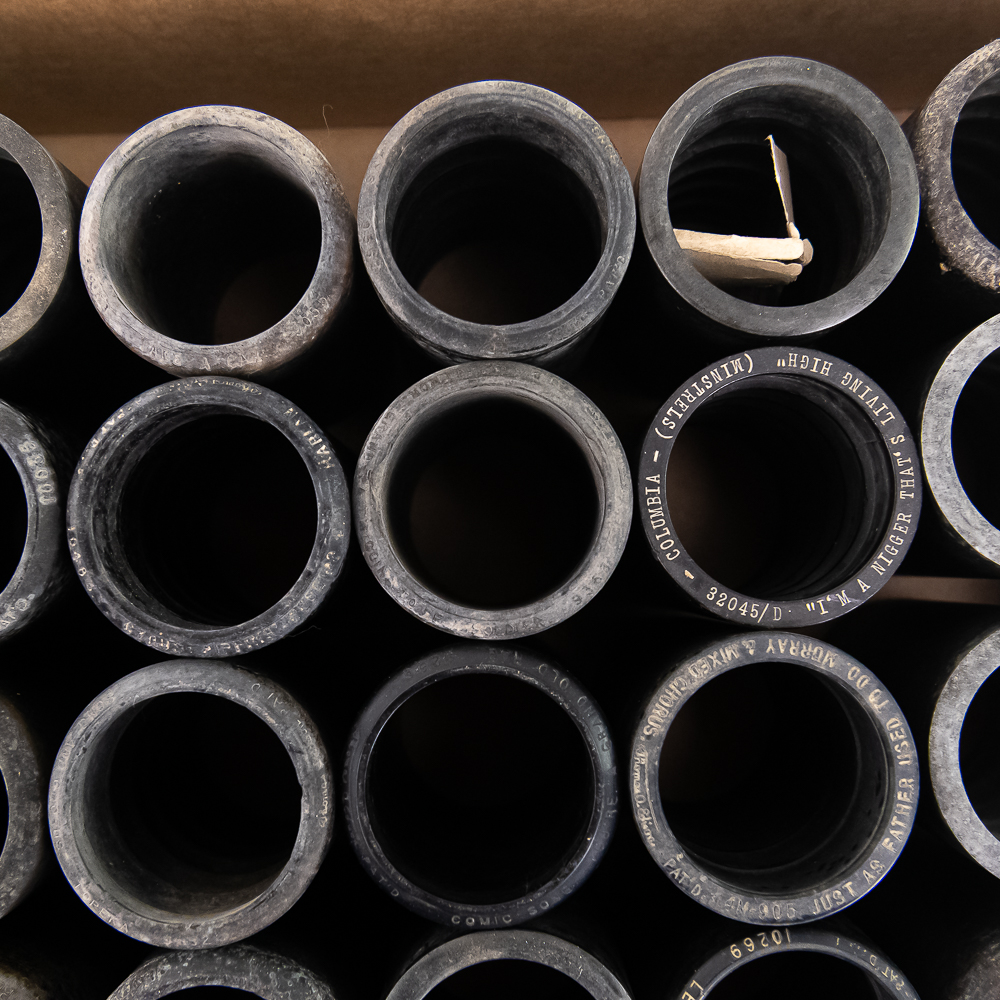50 Black Wax Cylinder Records