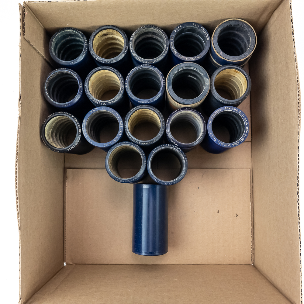 18 Blue Amberol 23,000 Series Cylinder Records