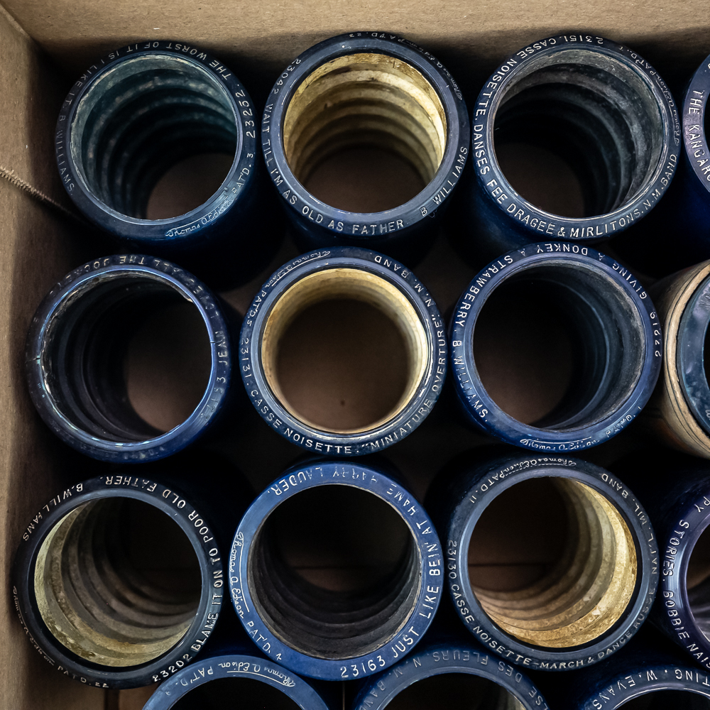 18 Blue Amberol 23,000 Series Cylinder Records