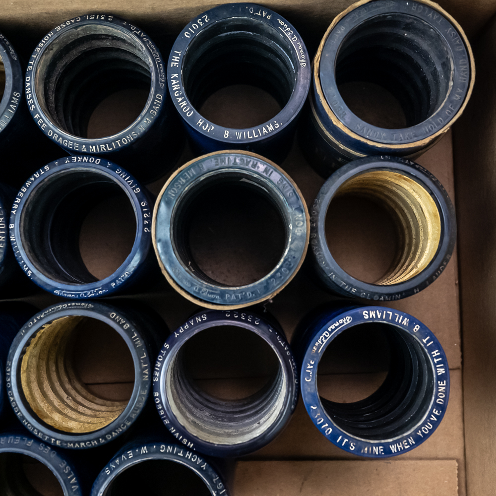 18 Blue Amberol 23,000 Series Cylinder Records