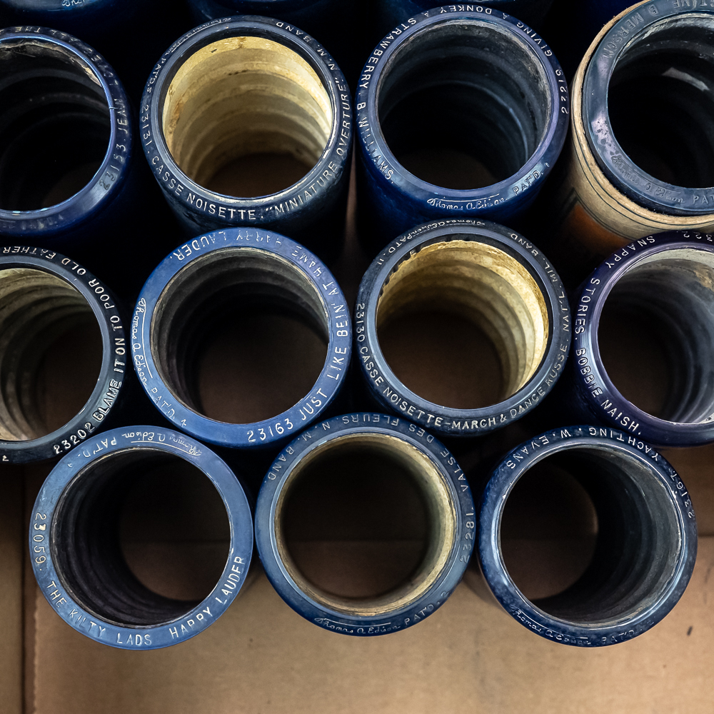 18 Blue Amberol 23,000 Series Cylinder Records