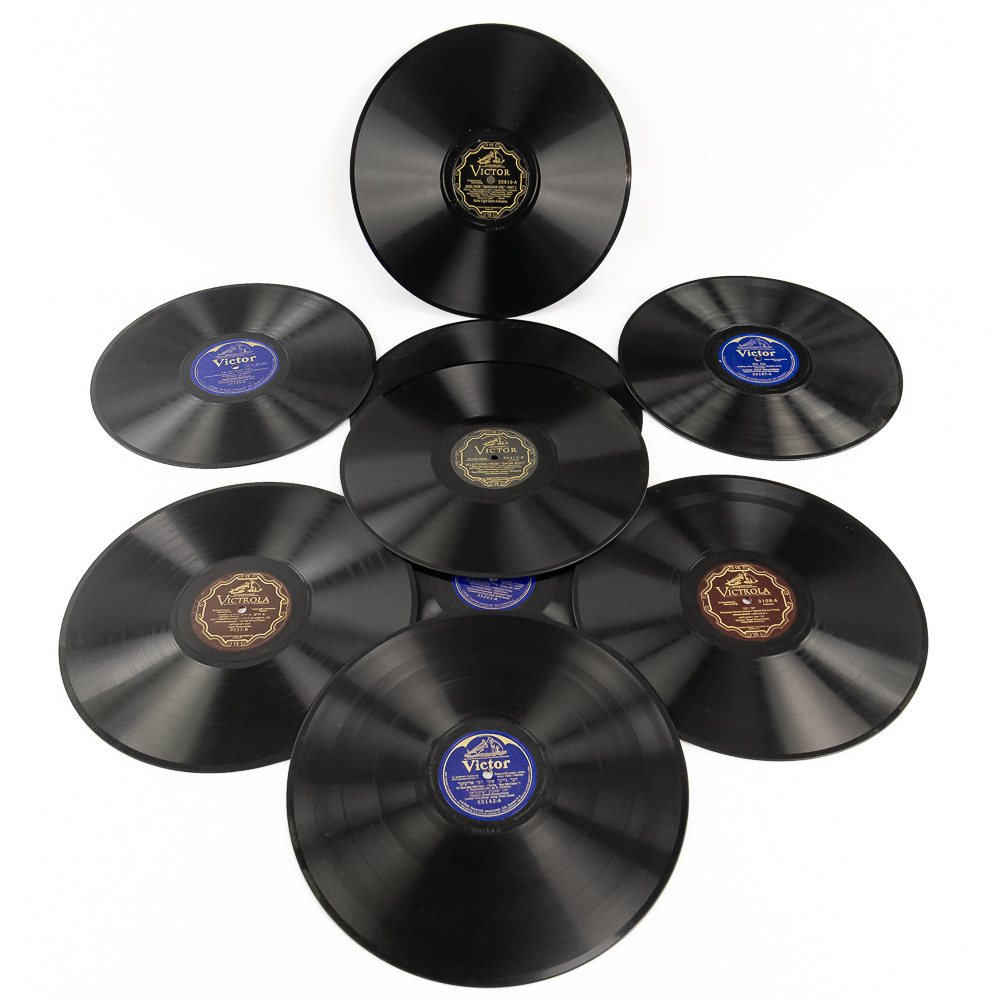 Victor 12" Yiddish 78 RPM Disc Records