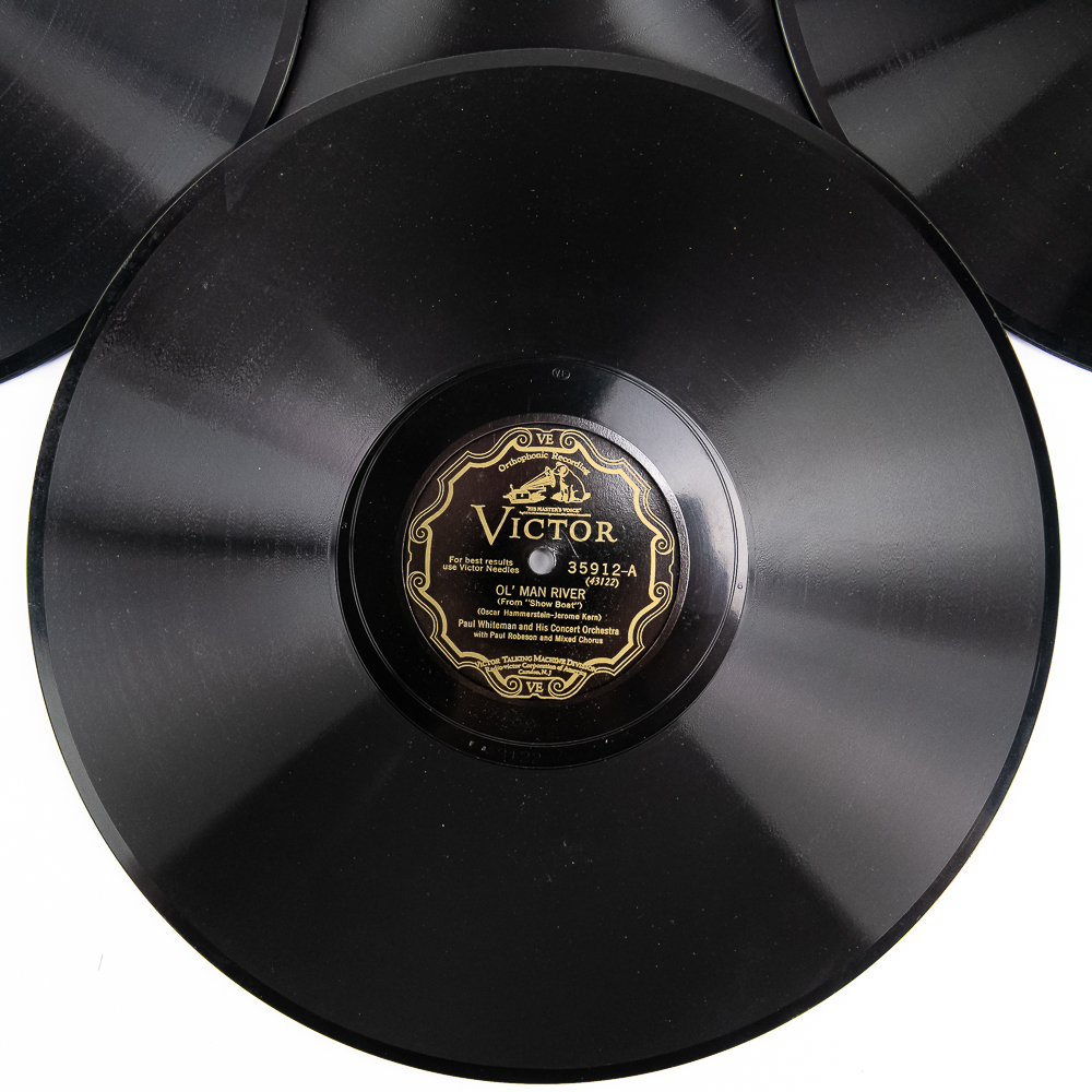 Victor 12" Yiddish 78 RPM Disc Records