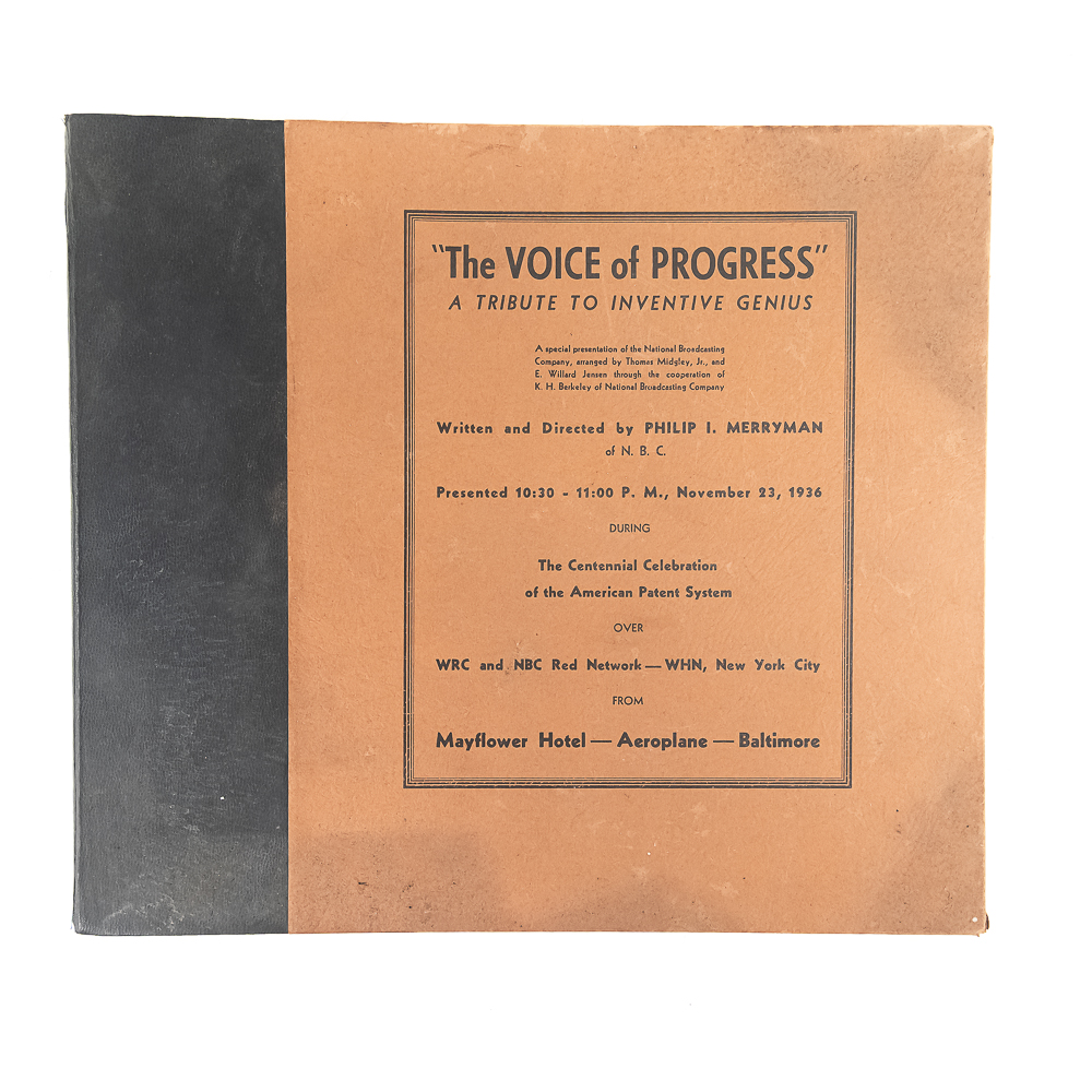 1936 Voice of Progress RCA Record Set