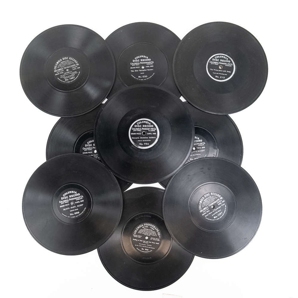 16 Early Columbia 10" Disc Records
