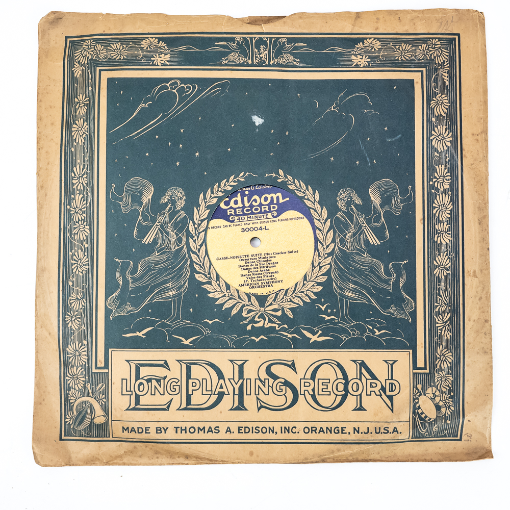 Edison 12" Long Play Disc Record