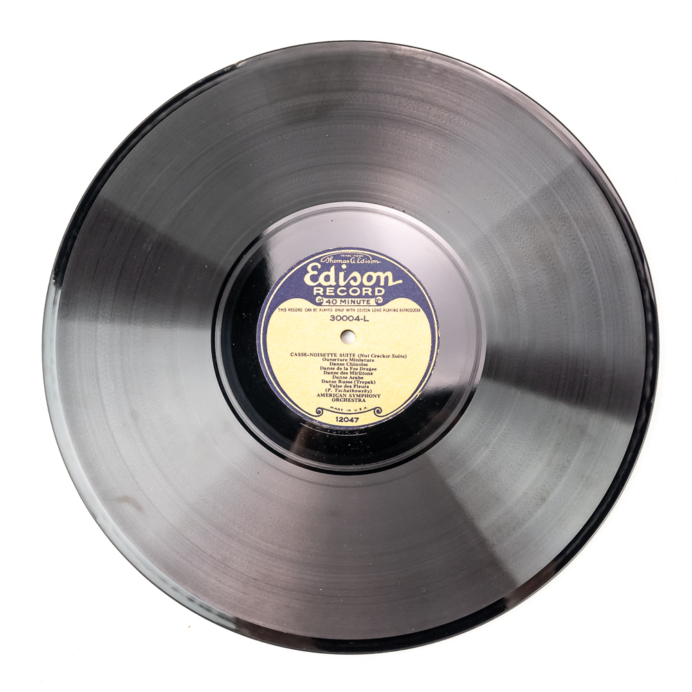 Edison 12" Long Play Disc Record