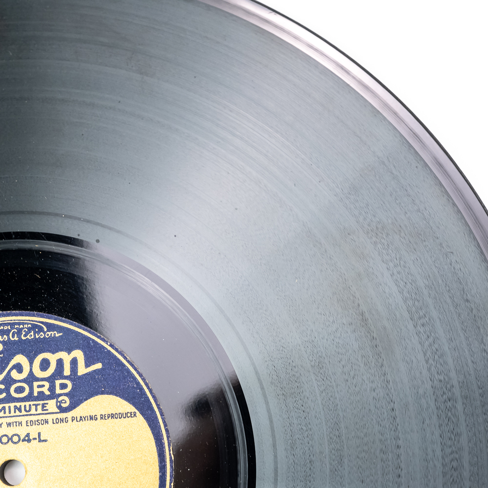 Edison 12" Long Play Disc Record