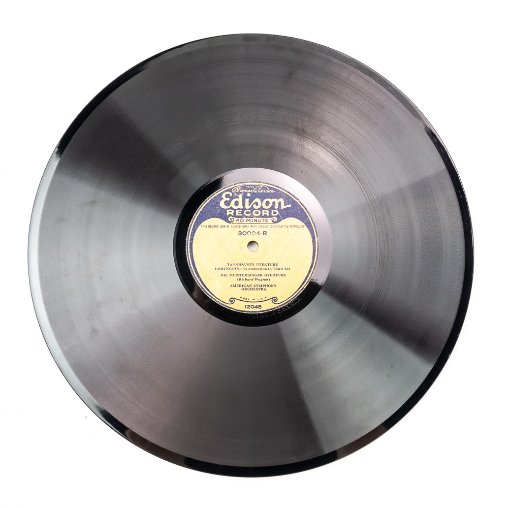 Edison 12" Long Play Disc Record
