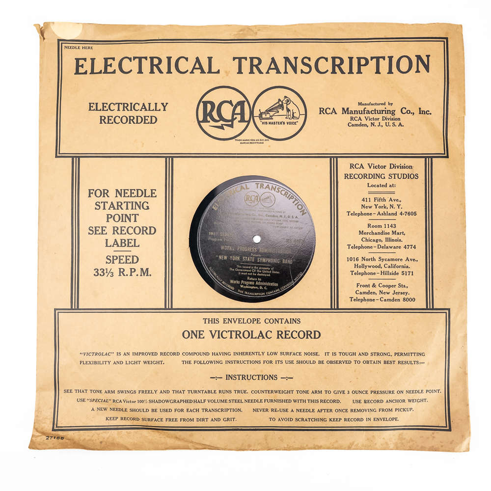 RCA Electrical Transcript Record