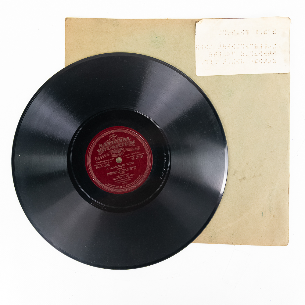 National Vocarium Thomas Edison Record