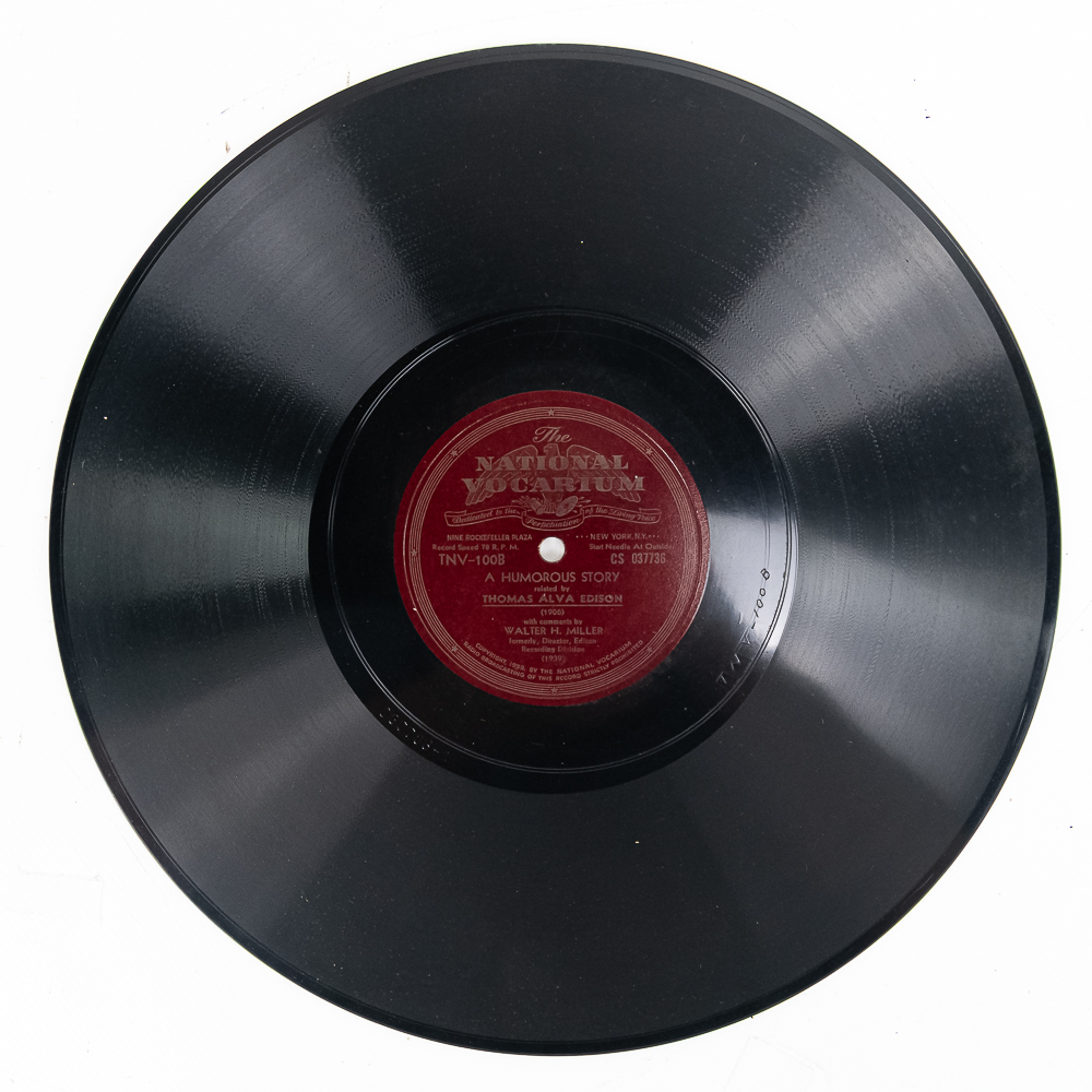 National Vocarium Thomas Edison Record