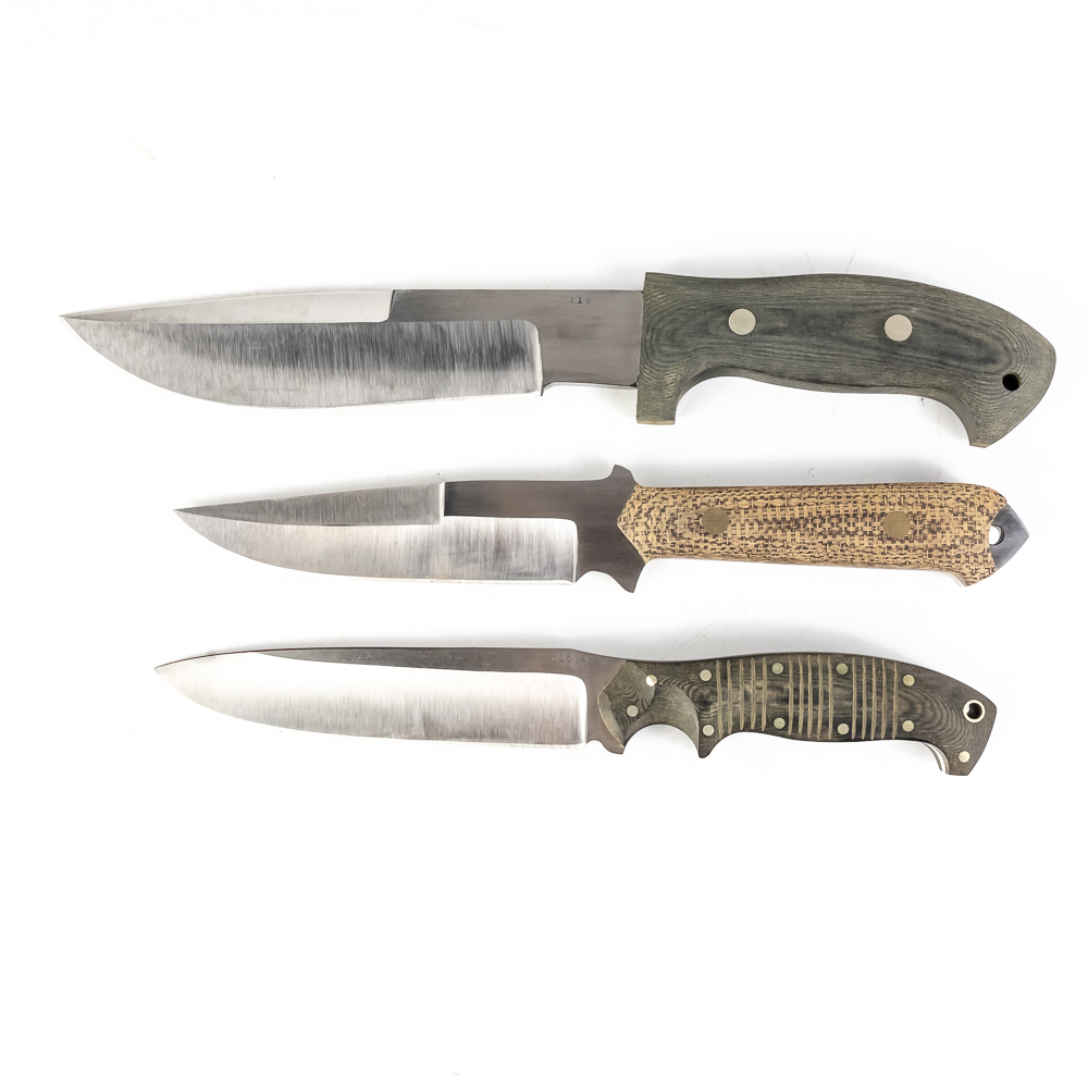 3 Custom Handmade Knives