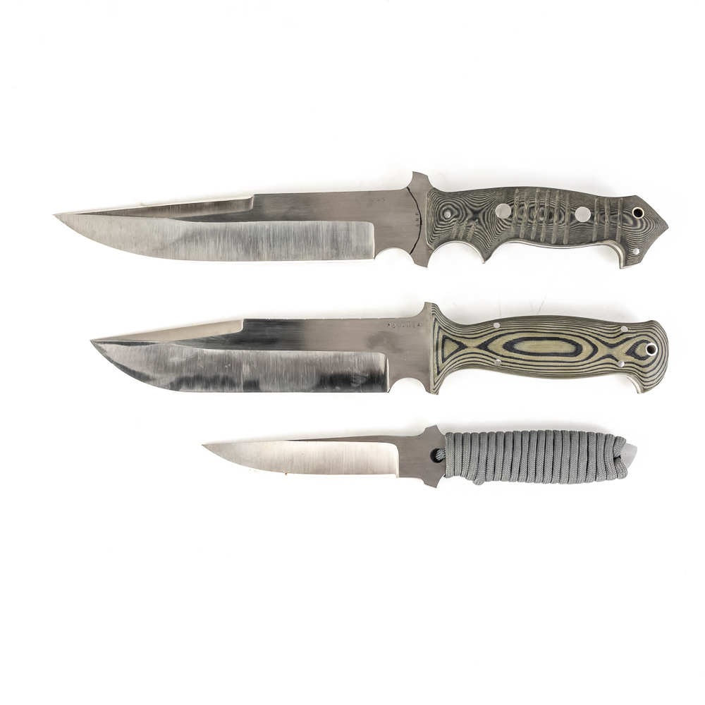 3 Custom Handmade Knives
