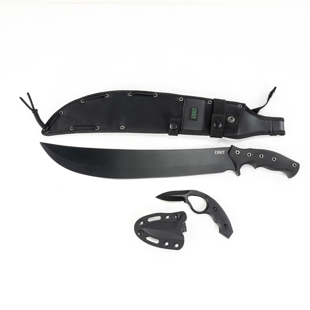 CRKT Chanceinhell Machete and Colonel NCO Knife