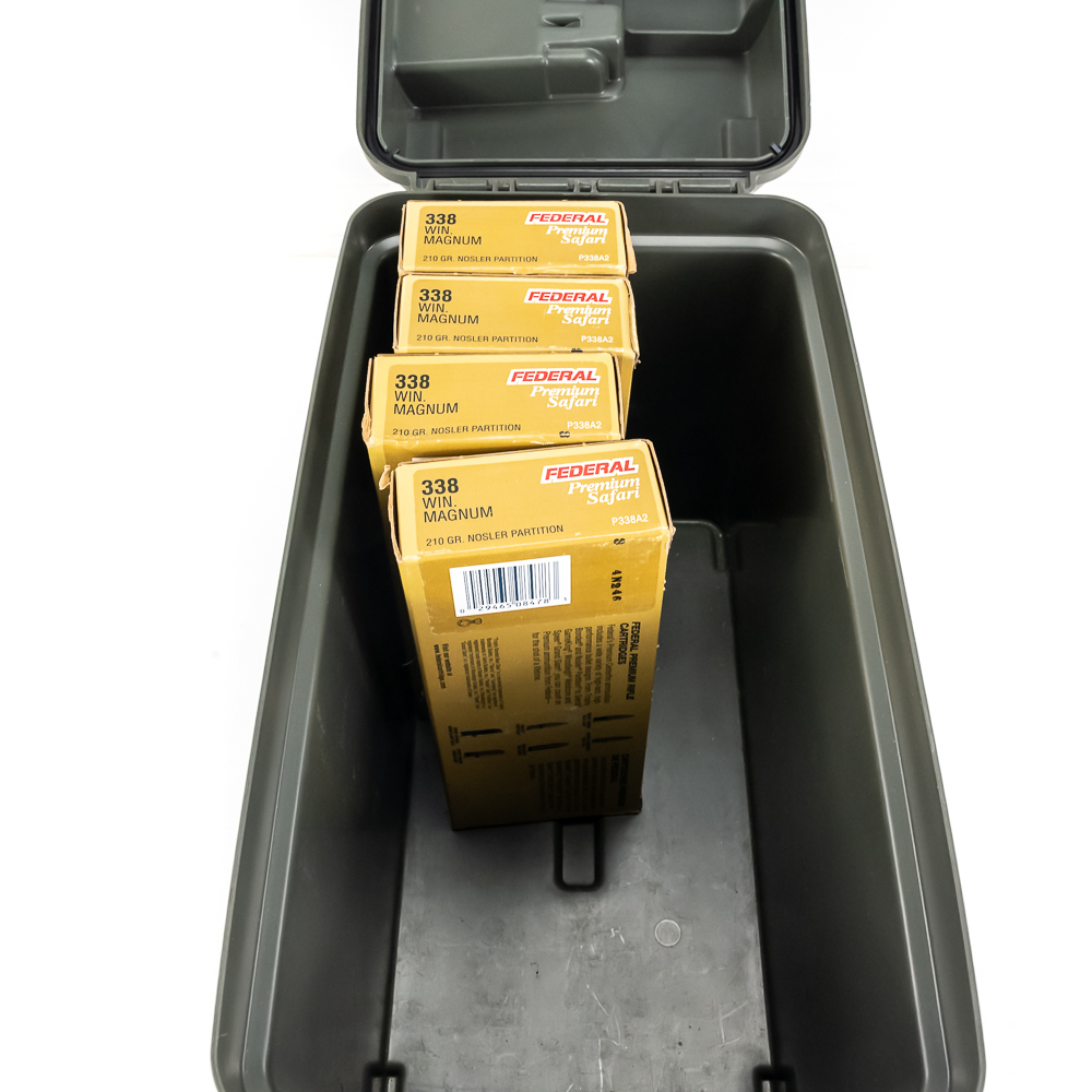 91rds of Caliber .338 Win Mag Federal Ammunition
