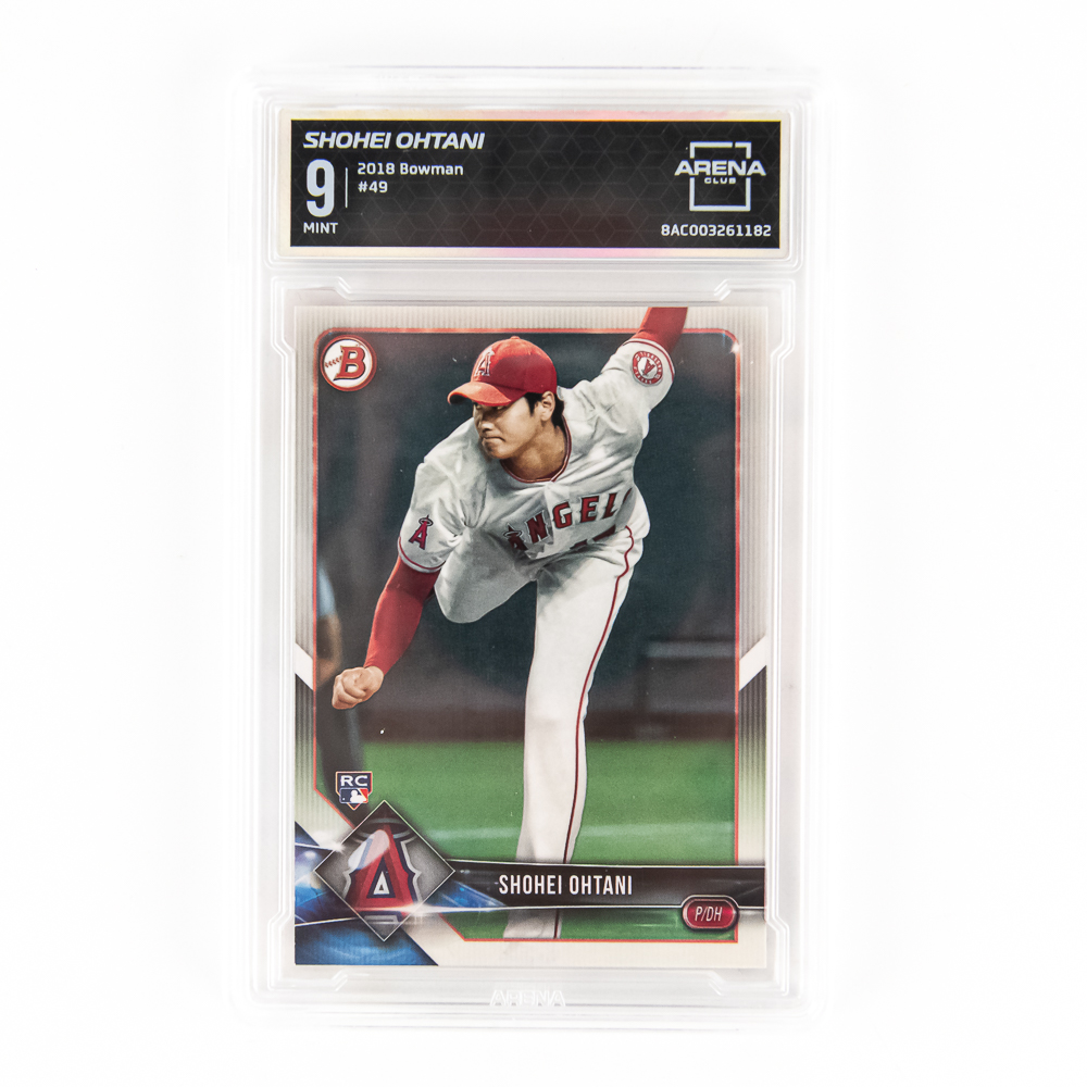 2018 Bowman #49 Shohei Ohtani ROOKIE CARD Arena 9