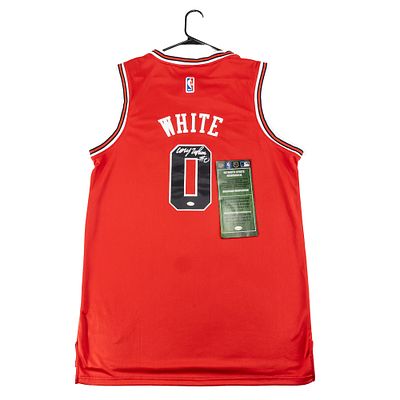 Coby White Autographed Bulls Nike Jersey w COA. Coby White autographed NWT Chicago Bulls Nike 