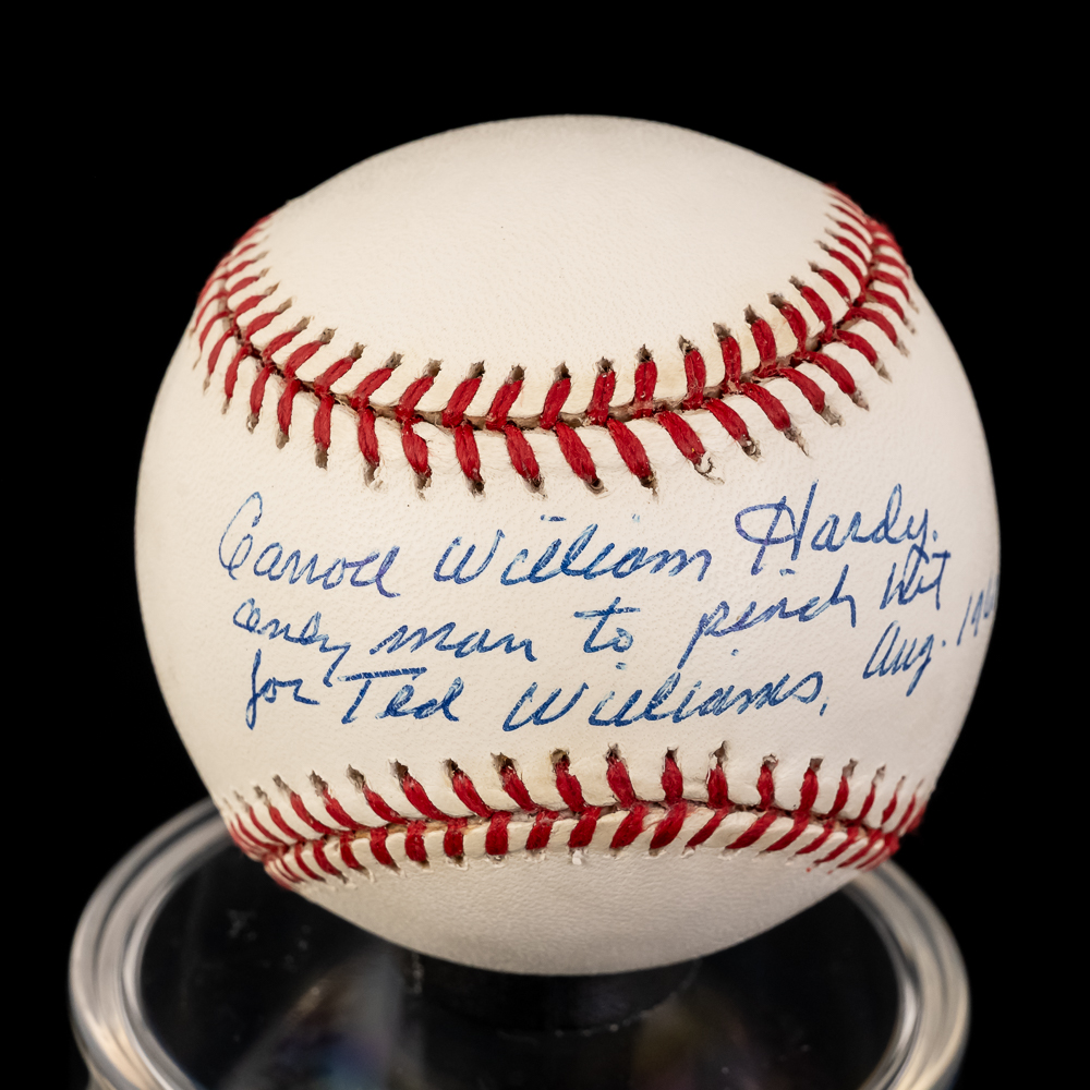 Carroll Harly & James Lovell Signed Baseballs READ