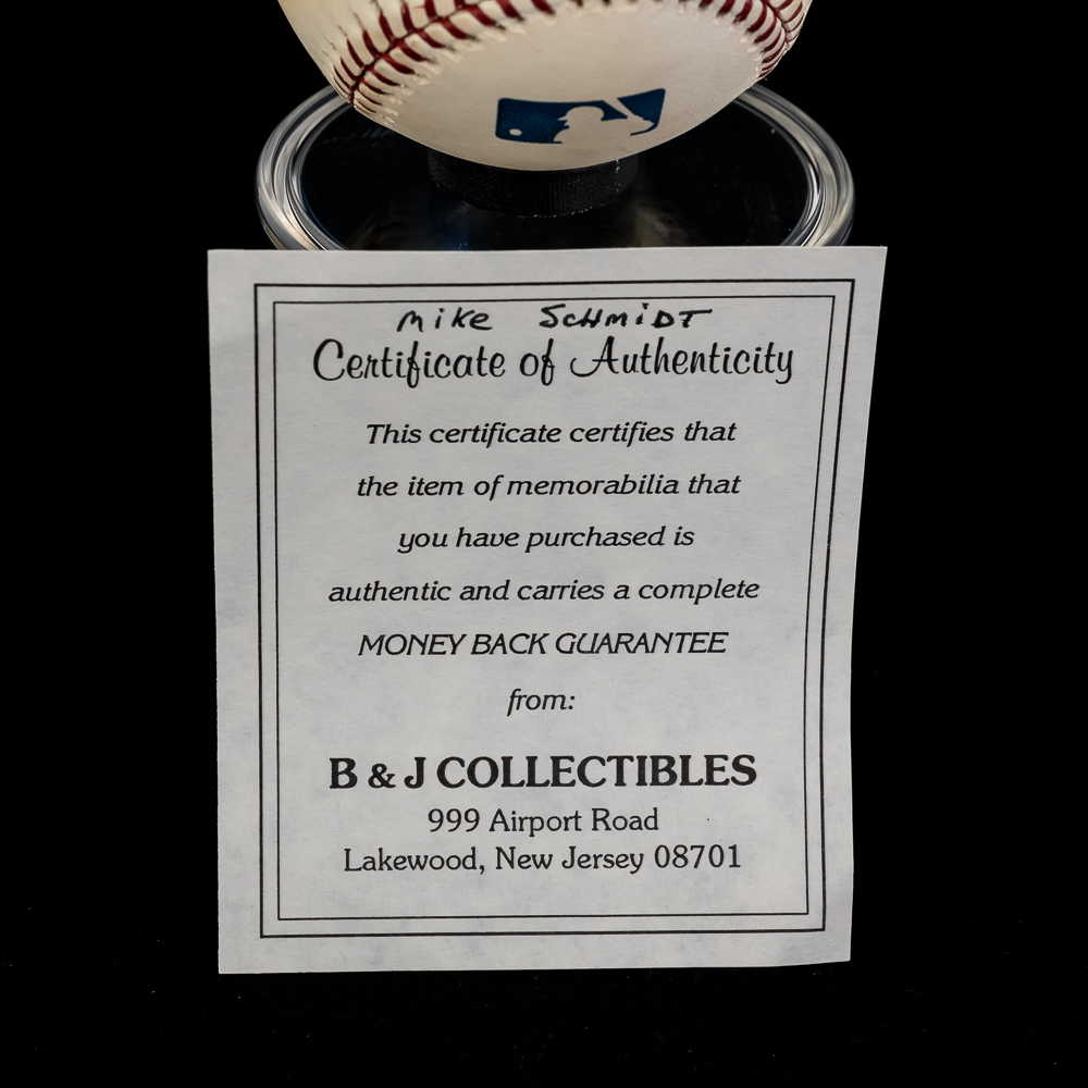 Mike Schmidt & Steve Carlton Autographed Baseballs