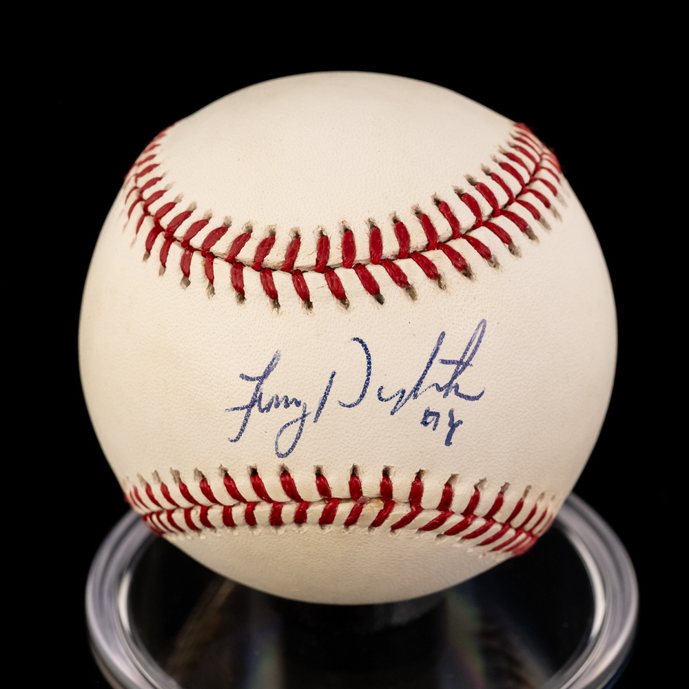 Lenny Dykstra & Gary Carter Autographed Baseballs