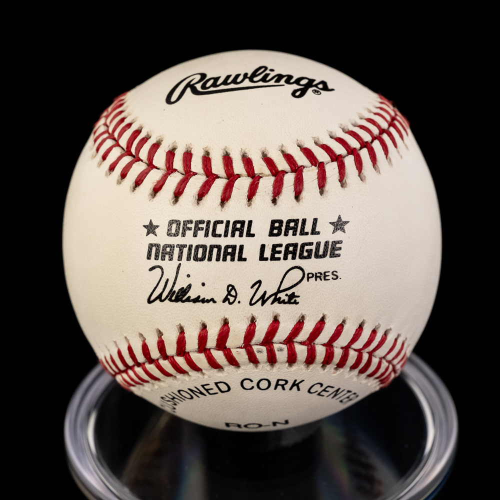 Lenny Dykstra & Gary Carter Autographed Baseballs