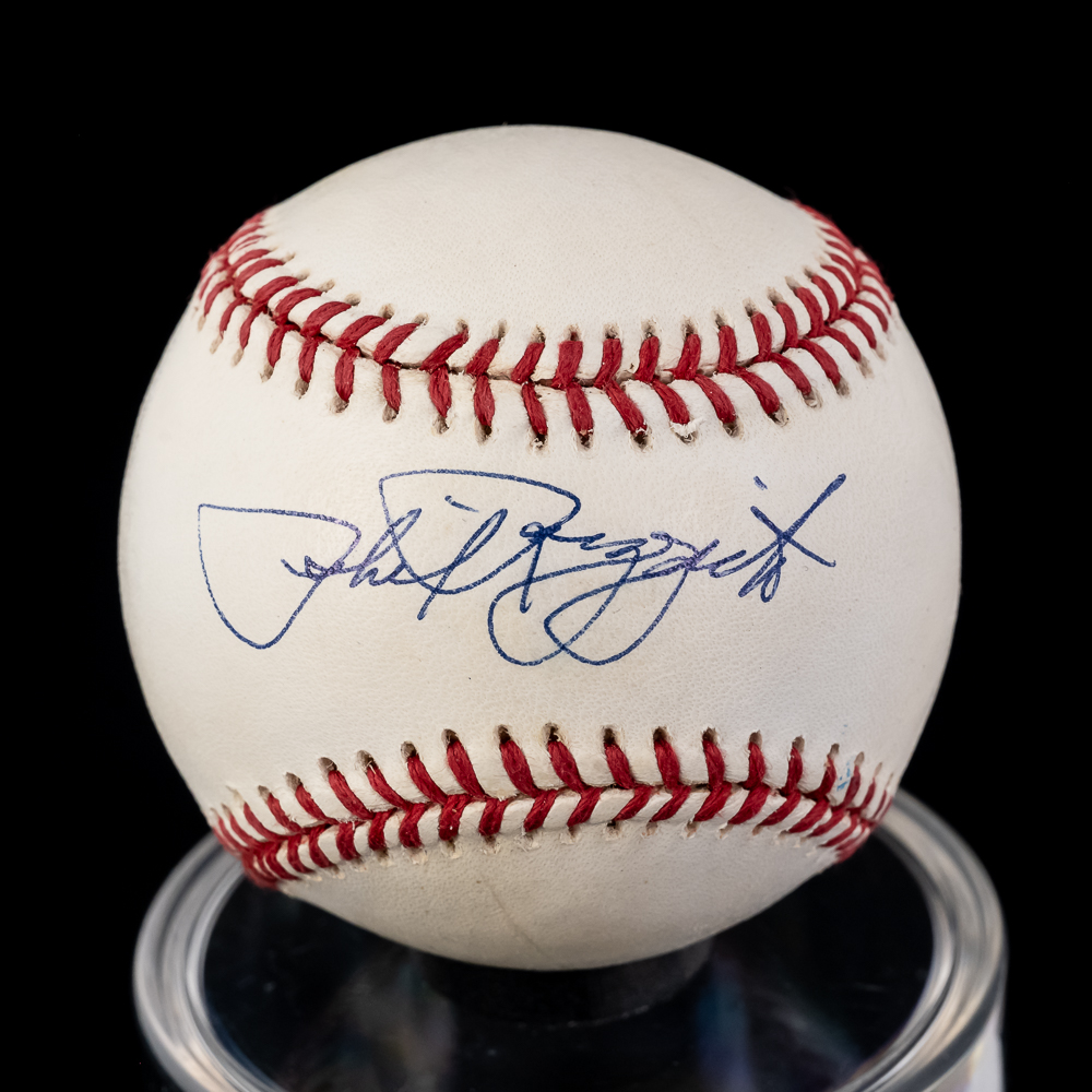 (2) NYY Phil Rizzuto Autographed Baseballs