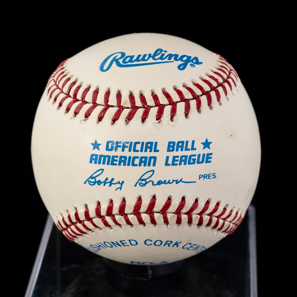(2) NYY Phil Rizzuto Autographed Baseballs