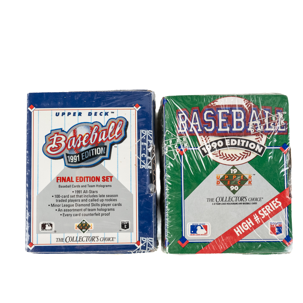 1990-1996 MLB Baseball Card Sealed Set Assortment