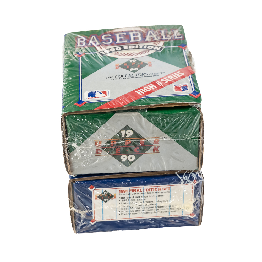 1990-1996 MLB Baseball Card Sealed Set Assortment