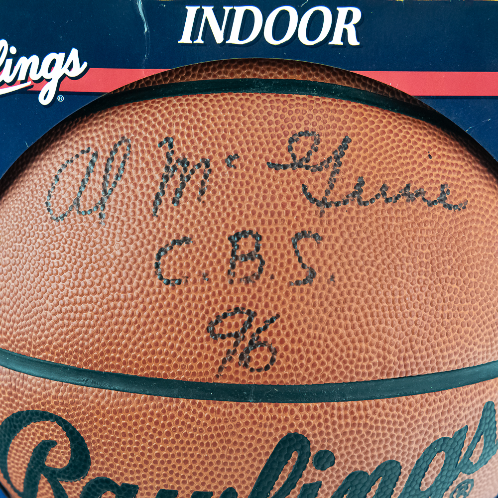 AL McGuire C.B.S. 96 Autographed Basketball w JSA