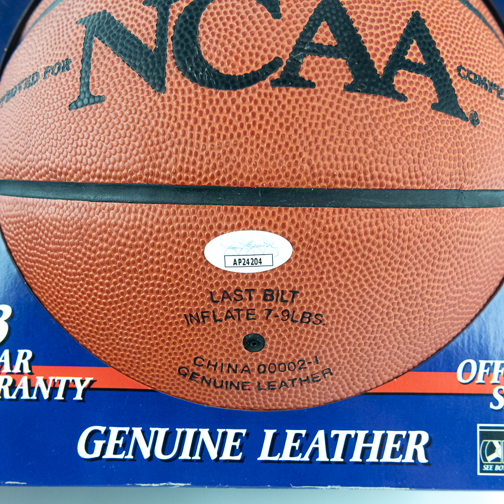 AL McGuire C.B.S. 96 Autographed Basketball w JSA
