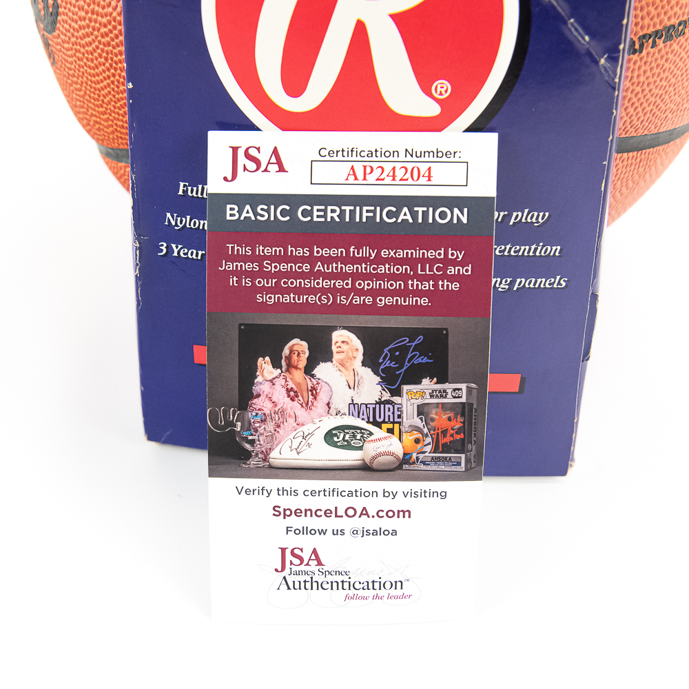 AL McGuire C.B.S. 96 Autographed Basketball w JSA