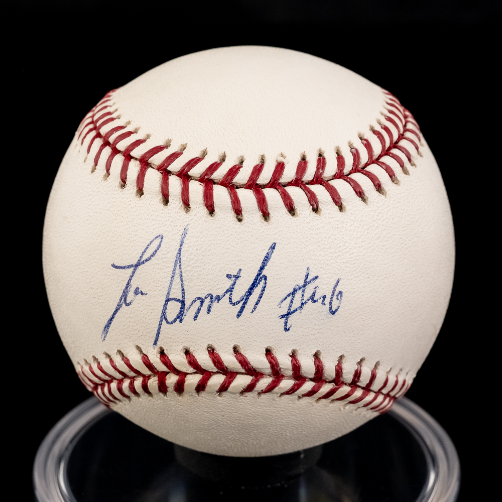 Lee Smith & Ozzie Smith AUTOGRAPHED Baseballs