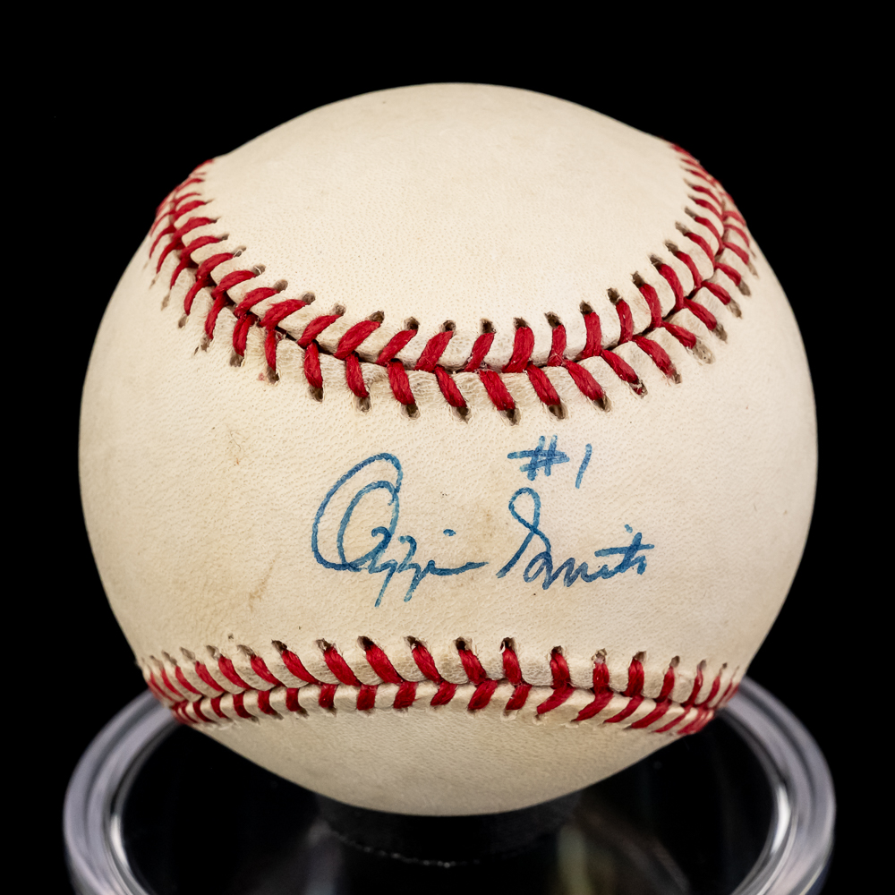 Lee Smith & Ozzie Smith AUTOGRAPHED Baseballs