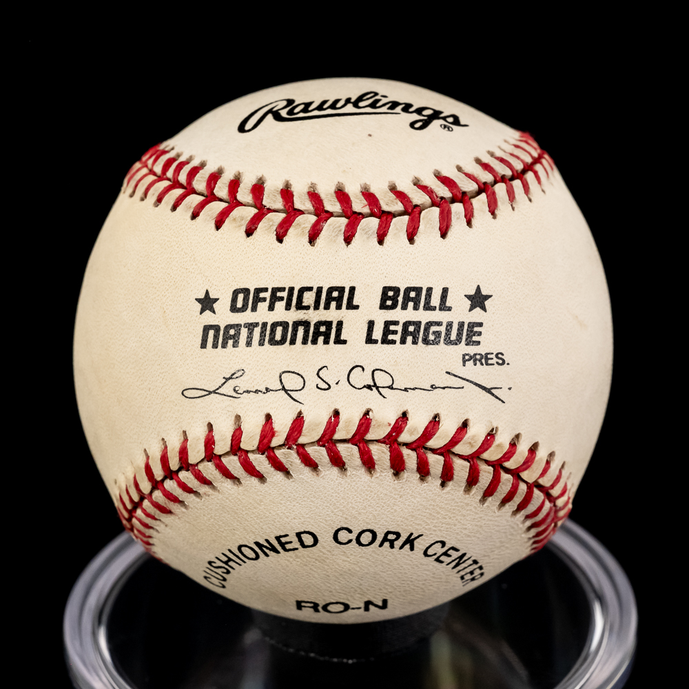Lee Smith & Ozzie Smith AUTOGRAPHED Baseballs