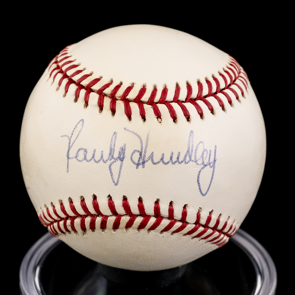 Ron Santo & Randy Hundley Autographed Baseballs