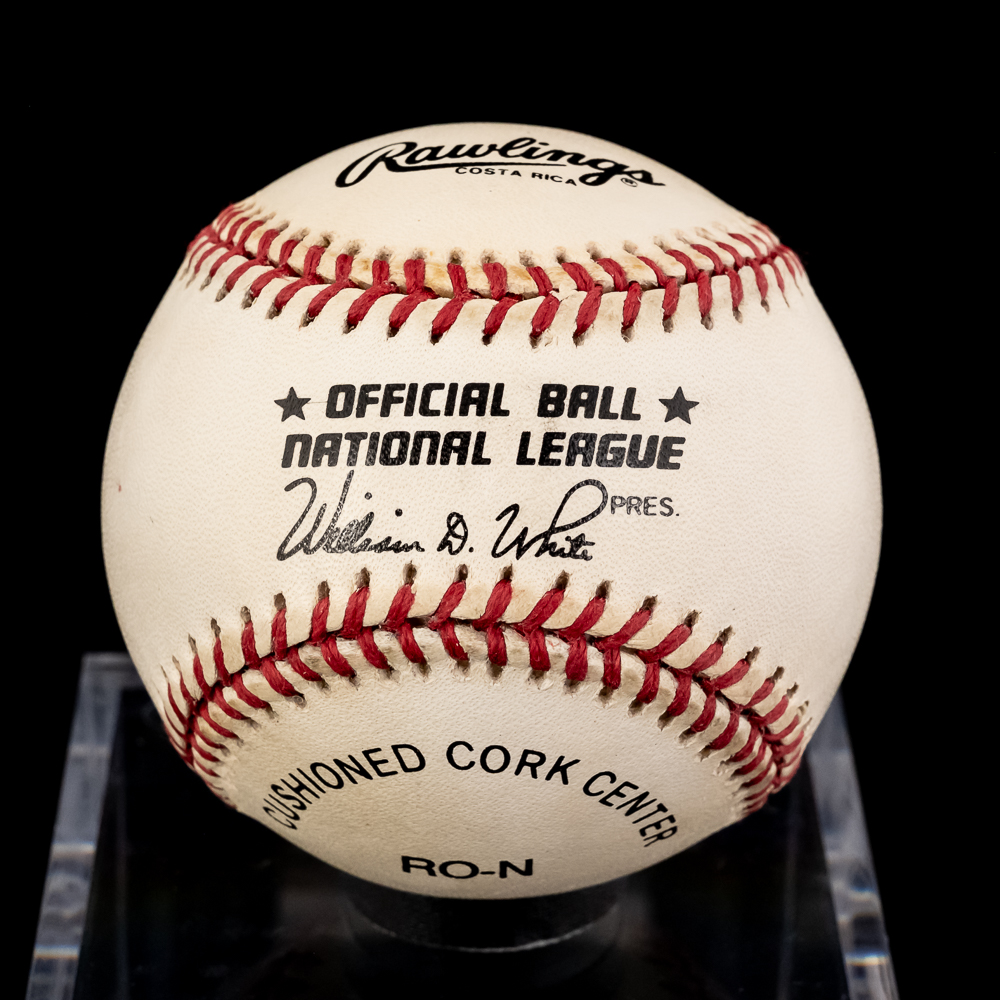 Ron Santo & Randy Hundley Autographed Baseballs