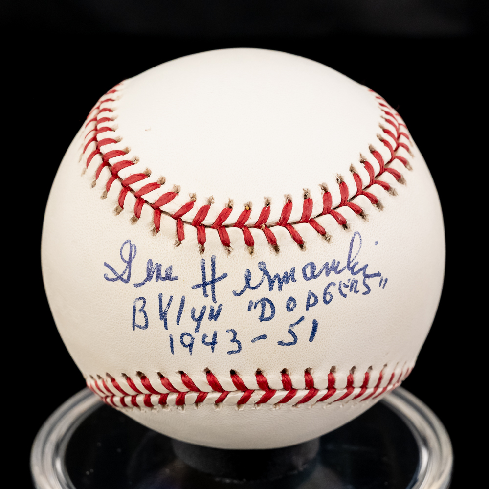 Maury Wills & Gene Hermanski Signed ONL Baseballs