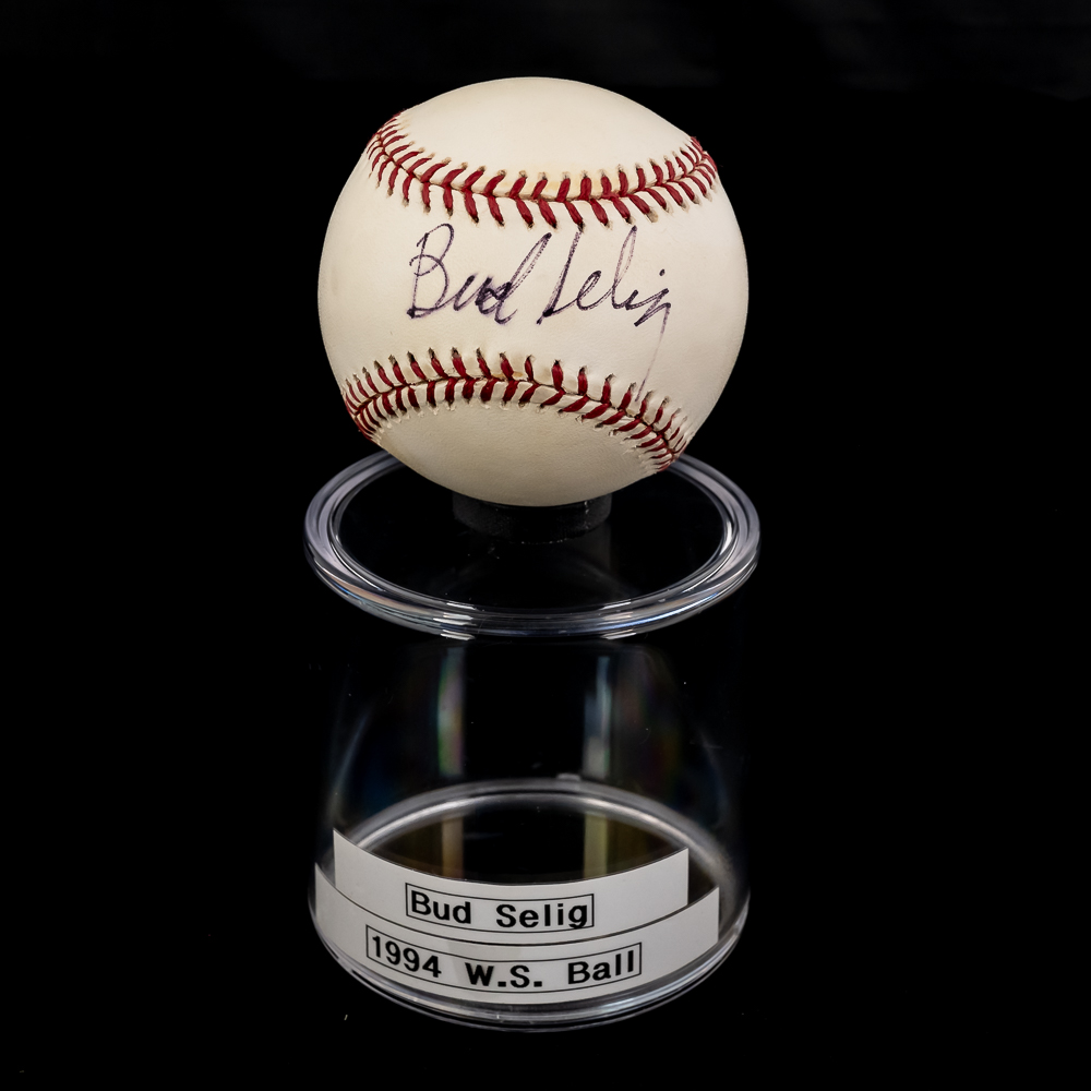 Bud Selig AUTOGRAPHED 1994 World Series Baseball